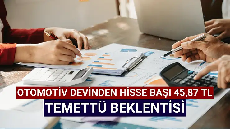 Otomotiv devinden hisse başı 45,87 TL gelir mi?