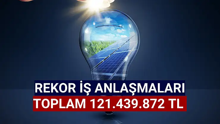 Peş peşe toplam 121.439.872 TL iş anlaşması açıkladı!