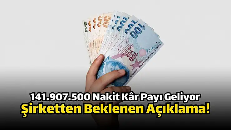 Sanayi devi şirket, 141.907.500 TL nakit kâr payı dağıtacak!