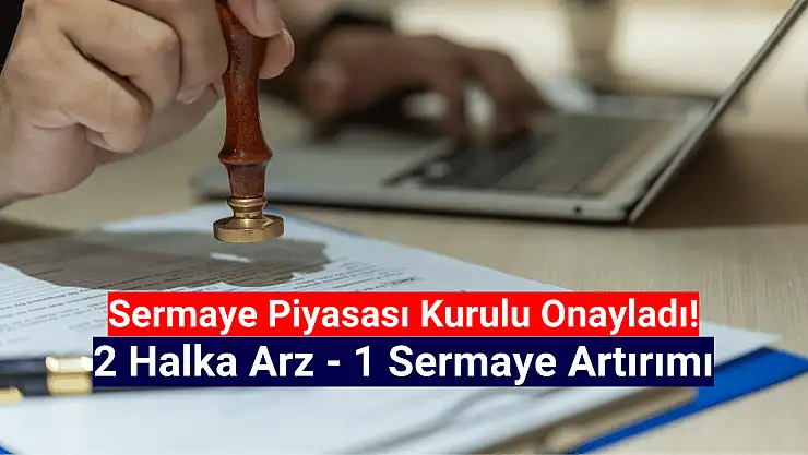SPK 2 halka arz, 1 sermaye artırımına onay verdi!