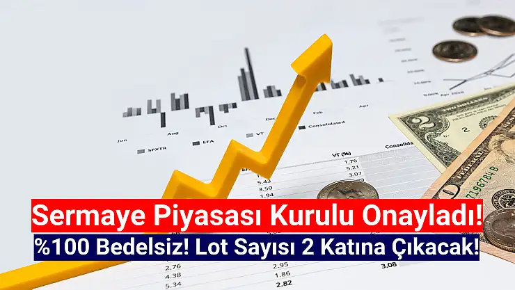 SPK onay verdi! Lot sayısı 2 katına çıkacak!