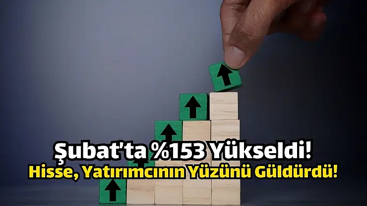 Şubat ayında yüzde 153 kazandıran hisse, yatırımcının cebini doldurdu!