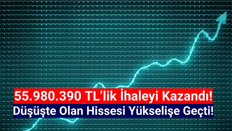 Teknoloji şirketi dev ihaleyi açıkladı, hissesi yükselişe geçti!