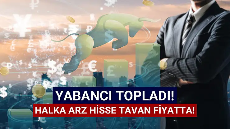 Yabancı topladı, halka arz hisse tavan oldu!