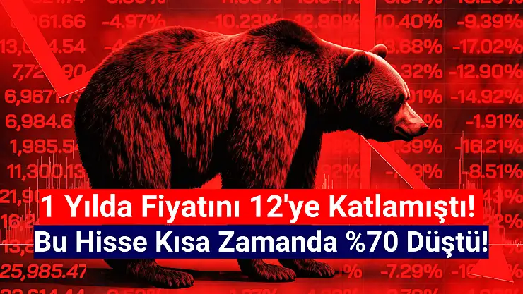 Yüzde 1108 yükselen hisse, kısa zamanda yüzde 70 düştü!