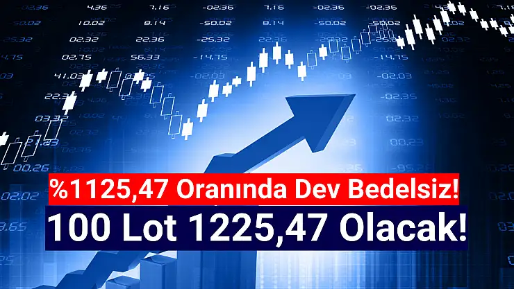Yüzde 1125,47 bedelsiz geliyor! Tarih belli oldu mu?