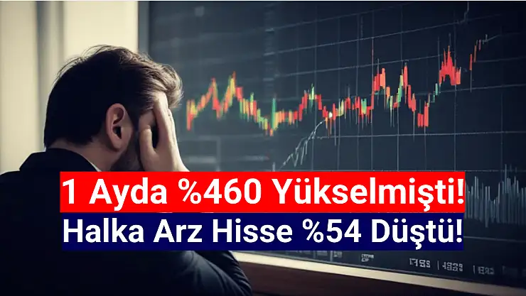 Yüzde 460 kazandıran halka arz hisse yüzde 54 düştü!
