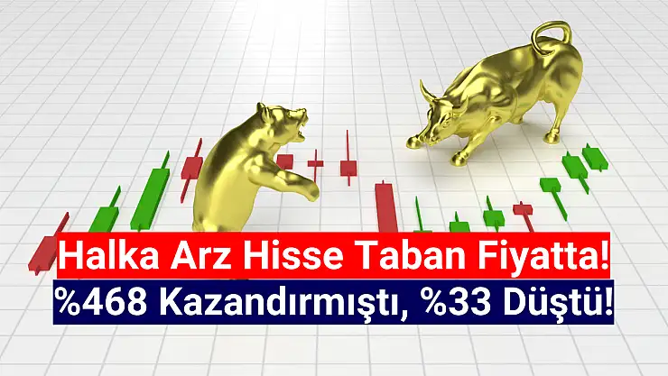 Yüzde 468 kazandıran halka arz hisse taban oldu!