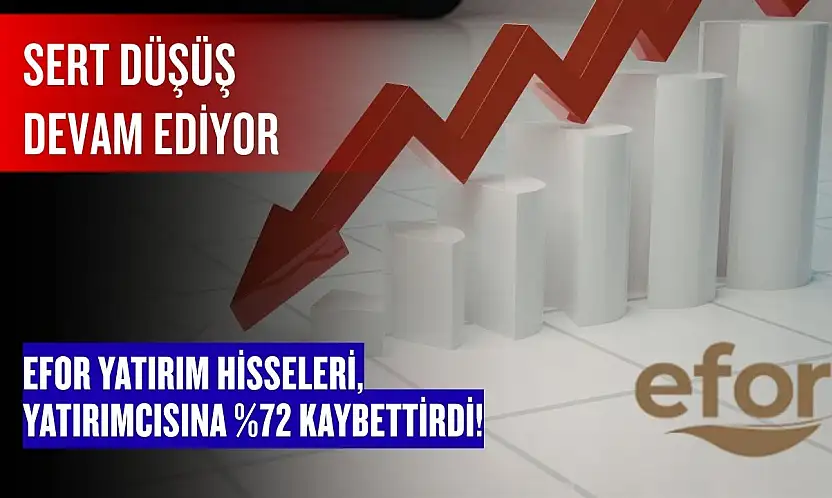 Halka arz sonrası 13 kat yükselen Efor Yatırım (EFOR) yüzde 72 düştü!